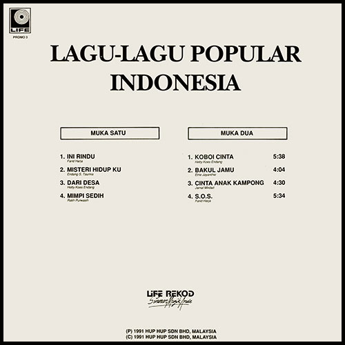 Lagu-Lagu Popular Indonesia