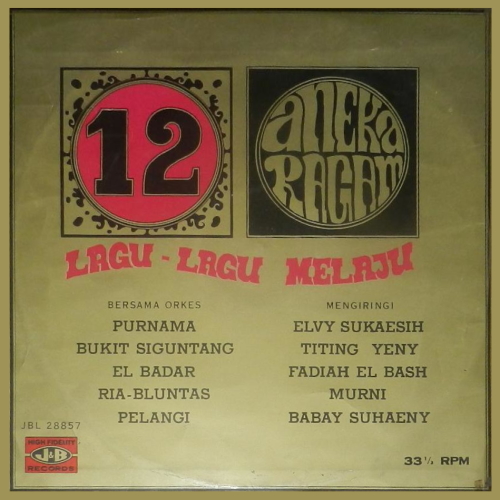 12 Aneka Ragam - Lagu Lagu Melaju