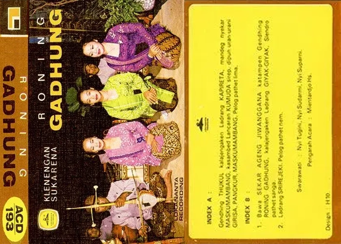 Klenengan Sukarena: Roning Gadhung