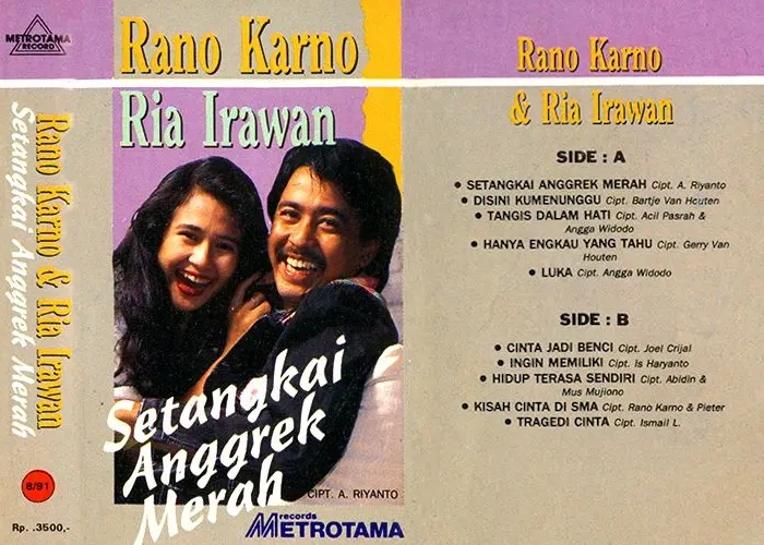 Setangkai Anggrek Merah