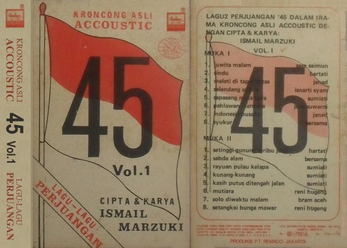 Lagu2 Perjuangan '45 Vol. 1