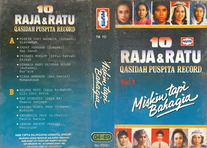 10 Raja & Ratu Qasidah Puspita Record Vol. 1 Miskin Tapi Bahagia
