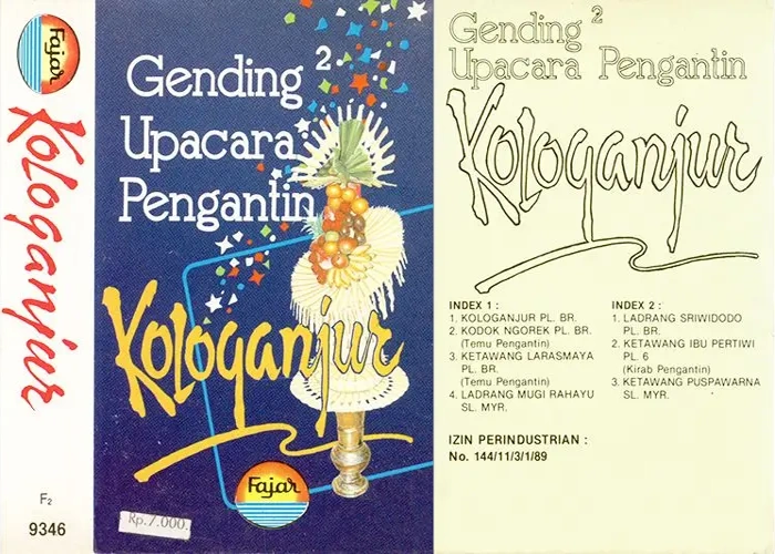 Gending2 Upacara Pengantin: Kologanjur