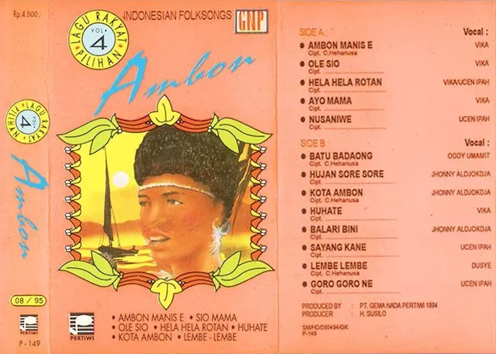 Lagu Rakyat Pilihan, Vol. 4: Ambon (Indonesian Folksongs)